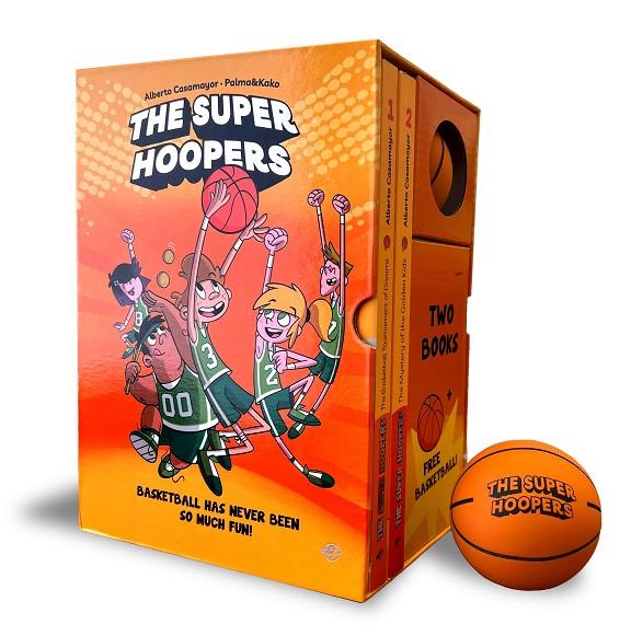 SUPER HOOPERS BOOK SET, THE : 2 BOOKS + BASKETBALL BALL | 9788419898937 | CASAMAYOR, ALBERTO