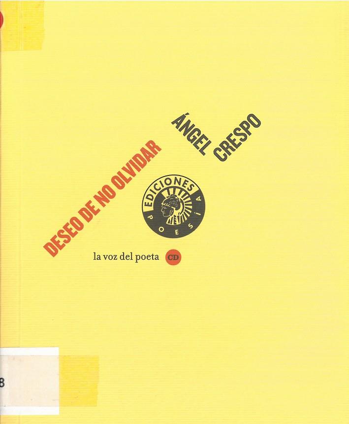 DESEO DE NO OLVIDAR (CD) | 9788487619939 | CRESPO, ÁNGEL