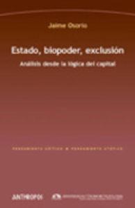 ESTADO BIOPODER EXCLUSION | 9788415260400 | OSORIO URBINA