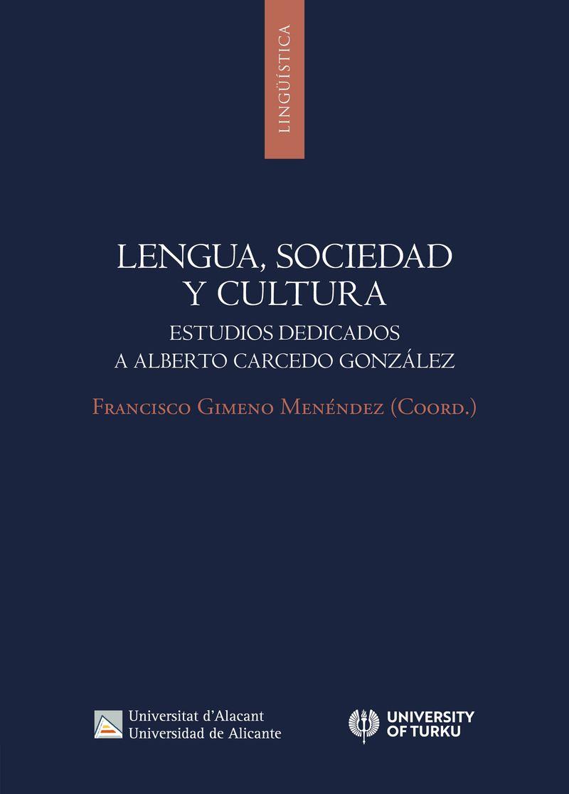 LENGUA, SOCIEDAD Y CULTURA | 9788413020716 | GIMENO MENÉNDEZ, FRANCISCO