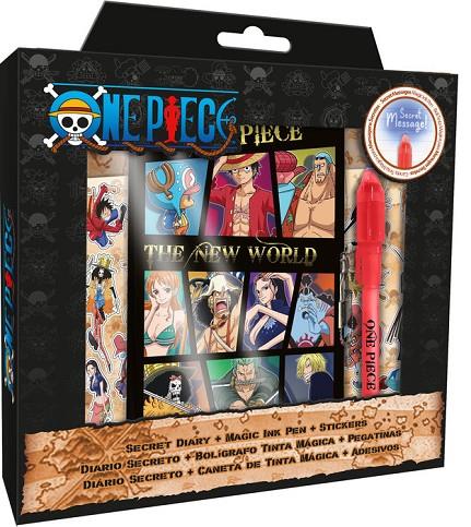 DIARIO CON BOLIGRAFO MÁGICO ONE PIECE | 8435507889483