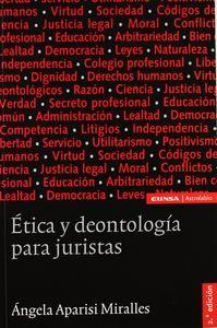 ÉTICA Y DEONTOLOGÍA PARA JURISTAS | 9788431325848 | APIRISI MIRALLES, ÁNGELA