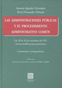 ADMINISTRACIONES PUBLICAS Y EL PROCECIMIENTO ADMINISTRATIVO, LAS | 9788498366549 | AGUNDEZ, A. / FERNANDEZ VALVERDE, R.