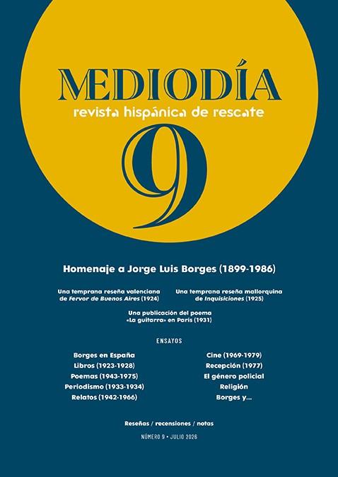 MEDIODÍA. REVISTA HISPÁNICA DE RESCATE 09 | 9791388381300 | REVISTA MEDIODIA
