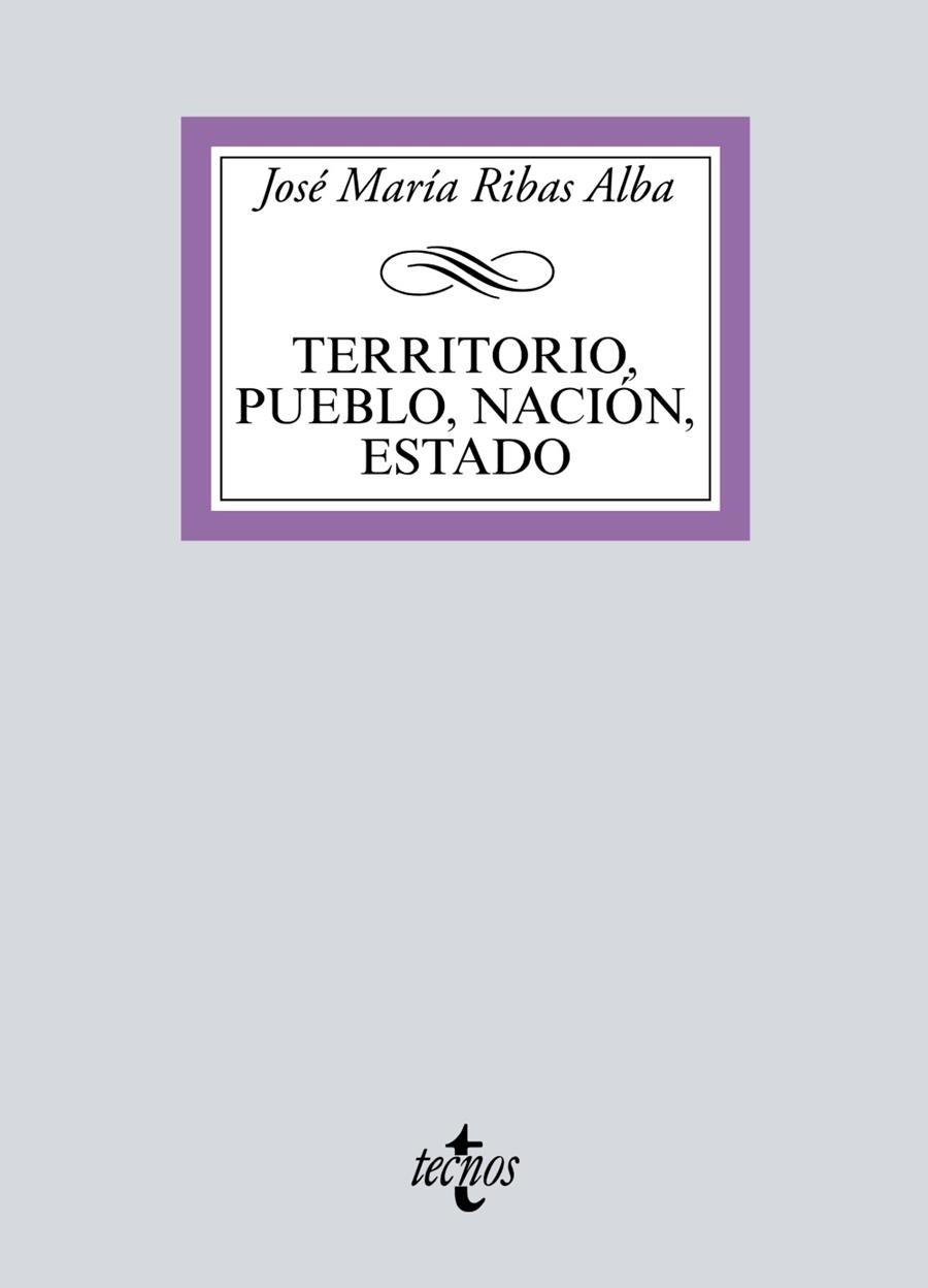 TERRITORIO, PUEBLO, NACIÓN, ESTADO | 9788430981007 | RIBAS ALBA, JOSÉ MARÍA