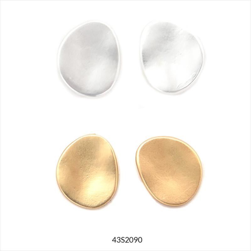 ARRECADES TOPO IRREGULAR ARTIK 2 COLORS | 43S2090