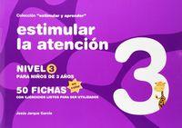 ESTIMULAR LA ATENCION ESTIMULAR Y APRENDER NIVEL 3 | 9788498963731 | JARQUE GARCÍA, JESÚS