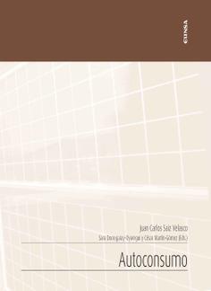 AUTOCONSUMO | 9788431337803 | SAIZ VELASCO, JUAN CARLOS