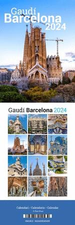 CALENDARI 2024 SOBRETAULA MINI (9X12 CM) GAUDÍ-2 | 8424455240439