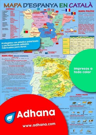 MAPA-PÒSTER D'ESPANYA EN CATALÀ | 8436005168650