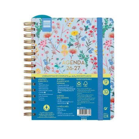 AGENDA ESPIRAL DOBLE DOCENT MAGIS.DESIGN1/4SVH26-27 FLOWER | 8422952416753