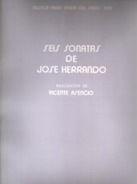 SEIS SONATAS DE JOSÉ HERRANDO | 9788438104675 | HERRANDO, JOSÉ