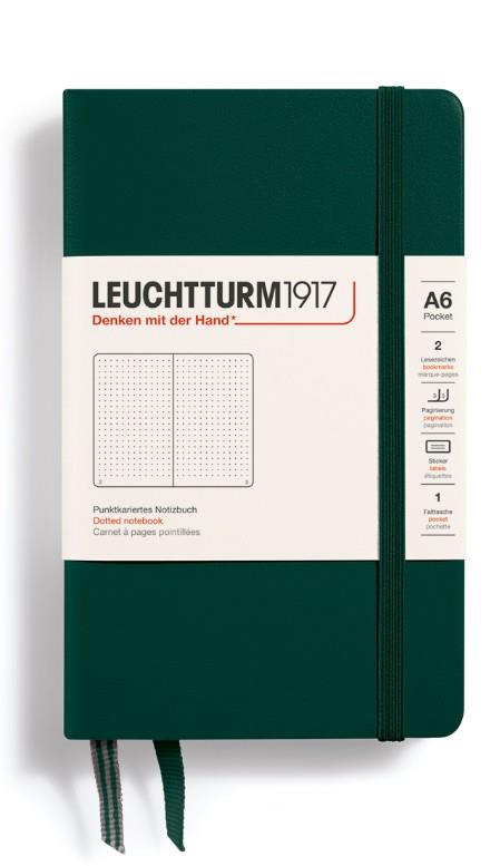 NOTEBOOK POCKET A6 FOREST GREEN PUNTS | 4004117647864