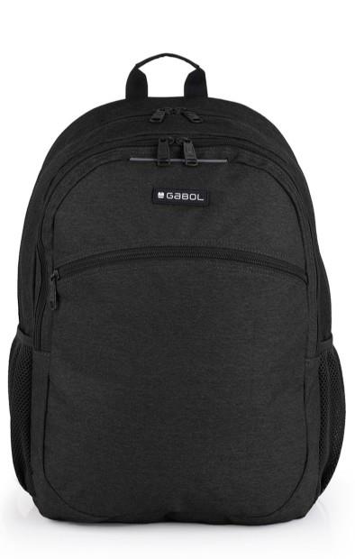 MOTXILLA 2 CREMALLERES 44 CM NEGRA GABOL | 8425126254861