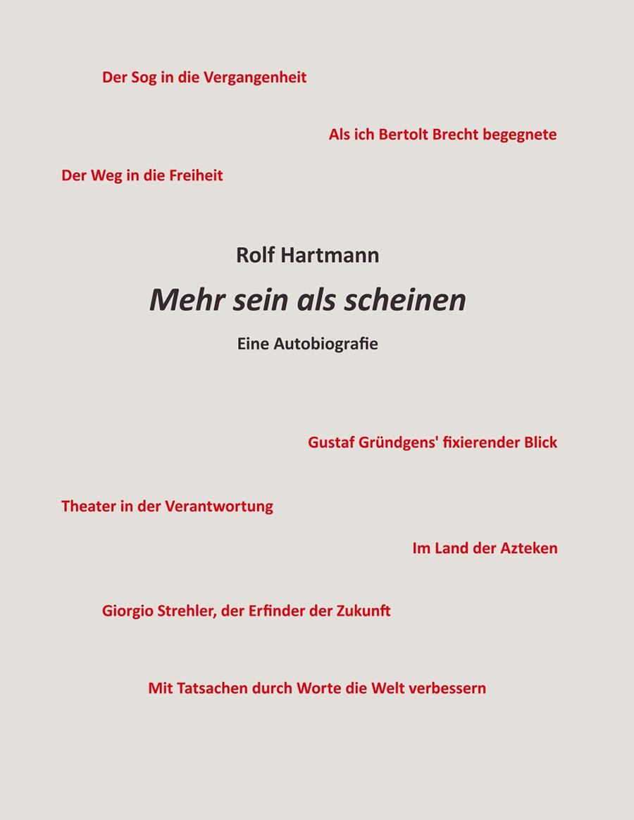 MEHR SEIN ALS SCHEINEN | 9783748191315 | HARTMANN, ROLF