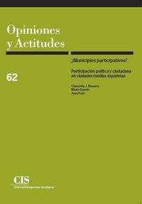 MUNICIPIOS PARTICIPATIVOS | 9788474764758 | NAVARRO, CLEMENTE J.