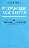 EVANGELIO SEGUN LUCAS, EL, TOMO III | 9788470574238 | FITZMYER, J. A.