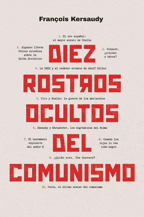 DIEZ ROSTROS OCULTOS DEL COMUNISMO | 9788418403941 | KERSAUDY, FRANÇOIS