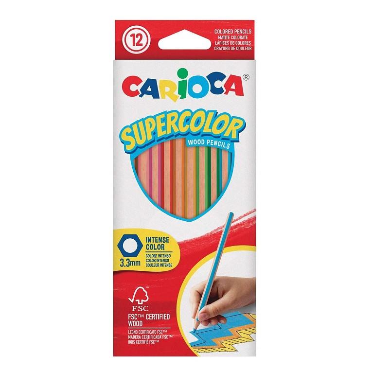 CAIXA 12 COLORS DE FUSTA CARIOCA | 8003511433918
