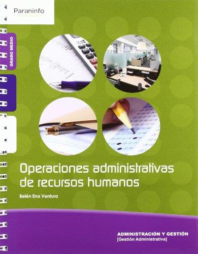 OPERACIONES ADMINISTRATIVAS DE RECURSOS HUMANOS | 9788497328067 | ENA VENTURA, BELEN