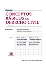 CONCEPTOS BÁSICOS DE DERECHO CIVIL | 9788498765755 | JOSÉ MANUEL RUIZ-RICO RUIZ/Mª LUISA MORENO-TORRES HERRERA/ANTONIO ALCALÁ NAVARRO/ANTONIO ALCALÁ NOGU