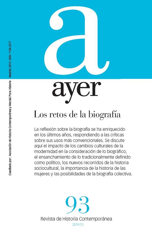 RETOS DE LA BIOGRAFÍA, LOS | 9788415963158 | BURDIEL BUENO, ISABEL