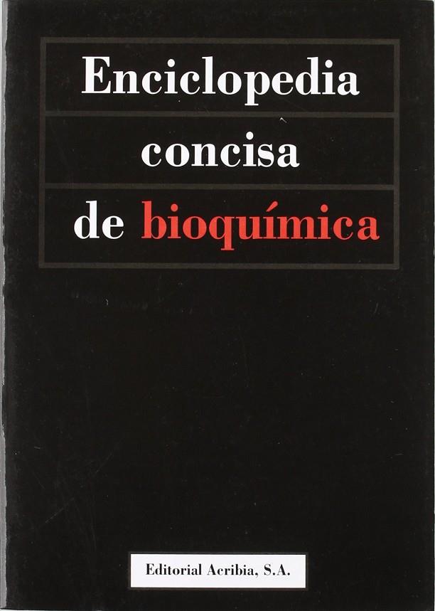 ENCICLOPEDIA CONCISA DE BIOQUÍMICA | 9788420008325 | SCOTT, T.