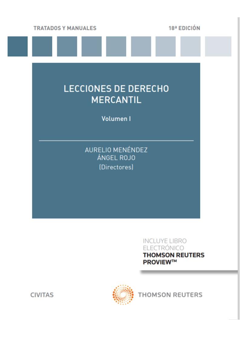 LECCIONES DE DERECHO MERCANTIL. VOL. 1 | 9788413086422 | MENÉNDEZ MENÉNDEZ, AURELIO