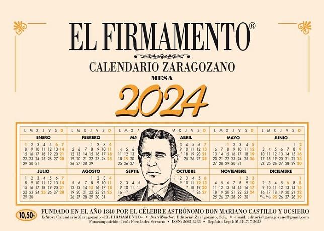 CALENDARIO ZARAGOZANO 2022 MESA VERTICAL | 9772605323303