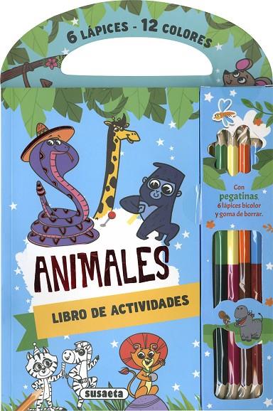 ANIMALES (6 Lápices, 12 colores) | 9788467796780 | SUSAETA EDICIONES