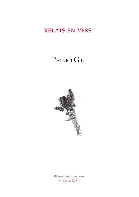 RELATS EN VERS | 9788415896562 | GIL MARTÍNEZ, PATRICI