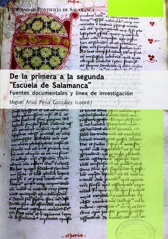 DE LA PRIMERA A LA SEGUNDA "ESCUELA DE SALAMANCA" | 9788472999688 | PENA GONZÁLEZ, MIGUEL ANXO