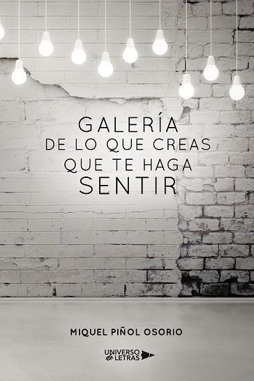 GALERÍA DE LO QUE CREAS QUE TE HAGA SENTIR | 9788418674877 | PIÑOL OSORIO, MIQUEL
