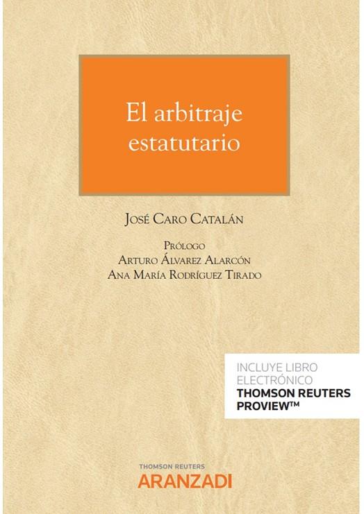 ARBITRAJE ESTATUTARIO (DUO) | 9788411250214 | CARO CATALAN, JOSE