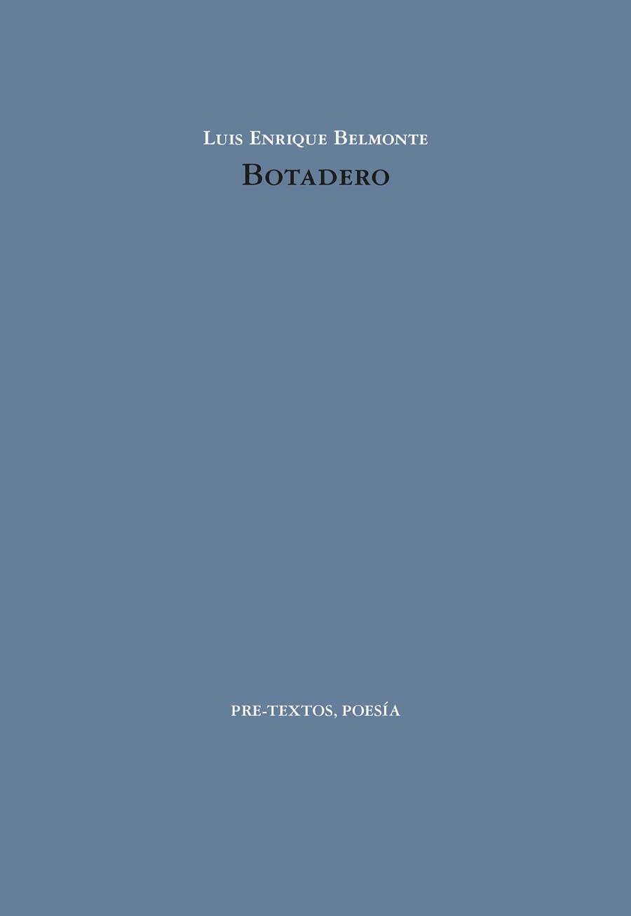 BOTADERO | 9788410309678 | BELMONTE, LUIS ENRIQUE