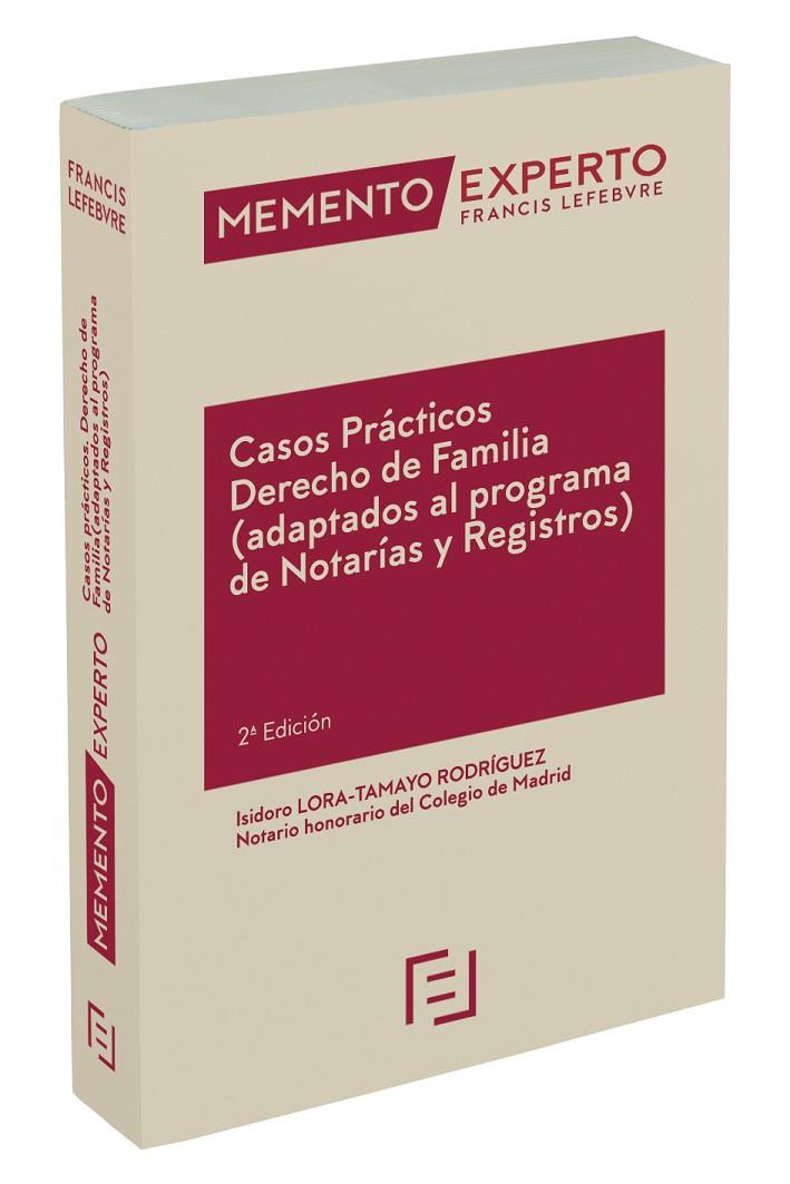 MEMENTO EXPERTO CASOS PRACTICOS DERECHO DE FAMILIA (2ª EDICIÓN) | 9788418899300 | LEFEBVRE-EL DERECHO
