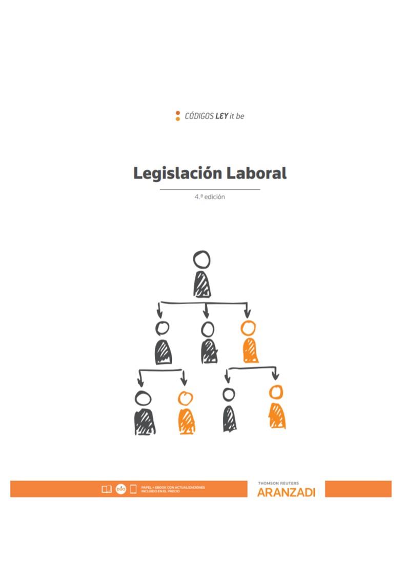 LEGISLACION LABORAL (LEYITBE) 4ª ED. 2020 | 9788413450995 | ARANZADI, DEPARTAMENTO DE CONTENIDOS
