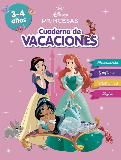 PRINCESAS DISNEY. CUADERNO DE VACACIONES (3 - 4 AÑOS) | 9788419487155 | DISNEY