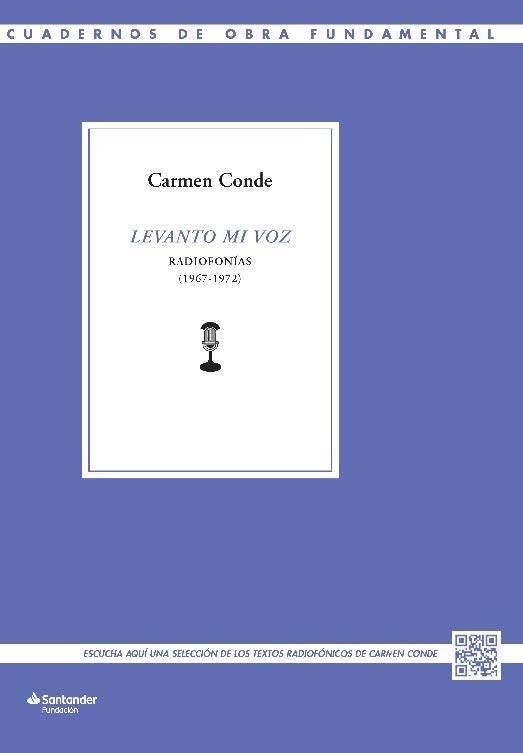 LEVANTO MI VOZ | 9788417264307 | CONDE ABELLÁN, CARMEN
