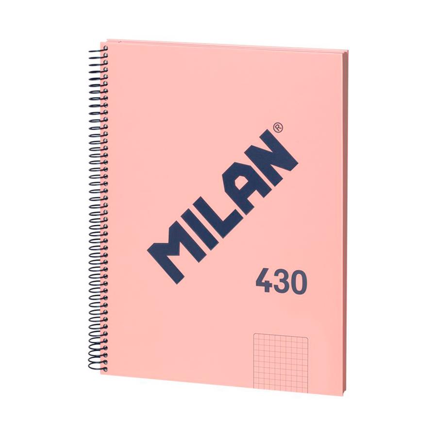 LLIBRETA A4 ESPIRAL MILAN ROSA | 8411574104841