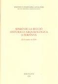 SESSIÓ DE LA SECCIÓ HISTÒRICO-ARQUEOL. A PERPINYÀ | 9788472837997 | VARIOS AUTORES