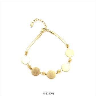 PULSERA VAIANA INOX DAURADA TOPOS | 45b7430b