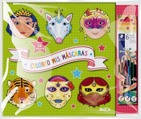 COLOREO MIS MÁSCARAS  - VERDE | 9789403210070 | BALLON