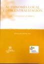 AUTONOMÍA LOCAL Y DESCENTRALIZACIÓN | 9788498761702 | SÁNCHEZ SÁEZ, ANTONIO JOSÉ