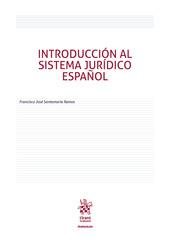 INTRODUCCIÓN AL SISTEMA JURÍDICO ESPAÑOL | 9788411306973 | SANTAMARÍA RAMOS, FRANCISCO JOSÉ