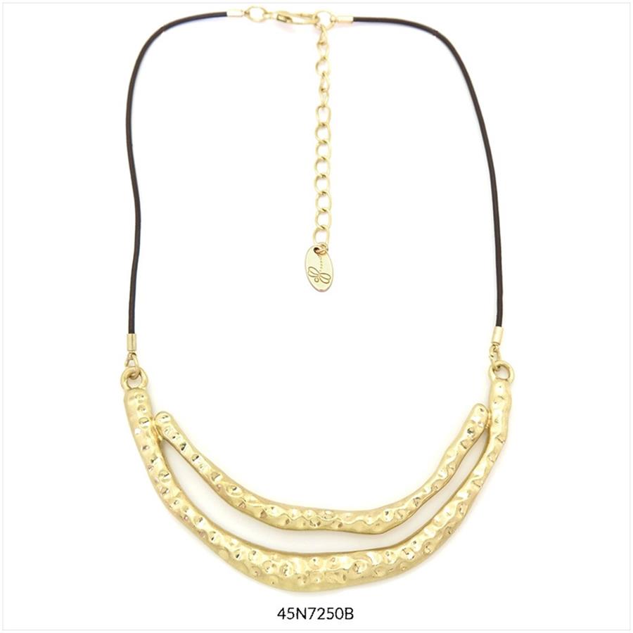 COLLAR SMILE DAURAT CURT  CORDO MARRÓ | 45n7250b