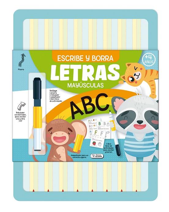 ESCRIBE Y BORRA - MAYUSCULAS ABC | 9788411515726