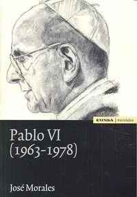 PABLO VI (1963-1978) | 9788431330606 | MORALES, JOSÉ