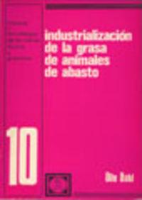 INDUSTRIALIZACIÓN DE LA GRASA DE ANIMALES DE ABASTO | 9788420000039 | DAHL, OLLE