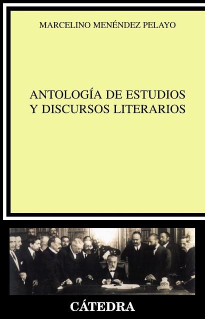 ANTOLOGIA DE ESTUDIOS Y DISCURSOS LITERARIOS | 9788437625720 | MENENDEZ PELAYO, MARCELINO